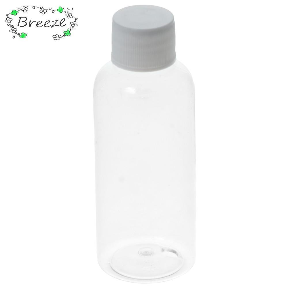 BREEZE 10 ชิ้น Ginger Shot ขวด Freezable 60ml สําหรับของเหลวพร้อมหมวกภาชนะพลาสติก