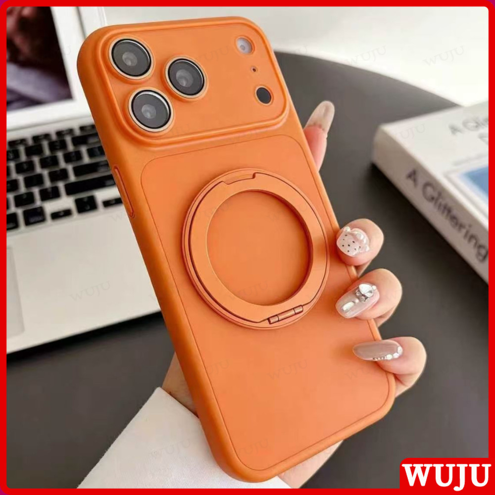 เคสแม่เหล็ก WUJU เข้ากันได้กับ IPhone 17 16 15 14 13 12 11 Pro Max, พร้อมการออกแบบโปร่งใสป้องกันสีเหลืองและการป้องกันการตกกระแทก