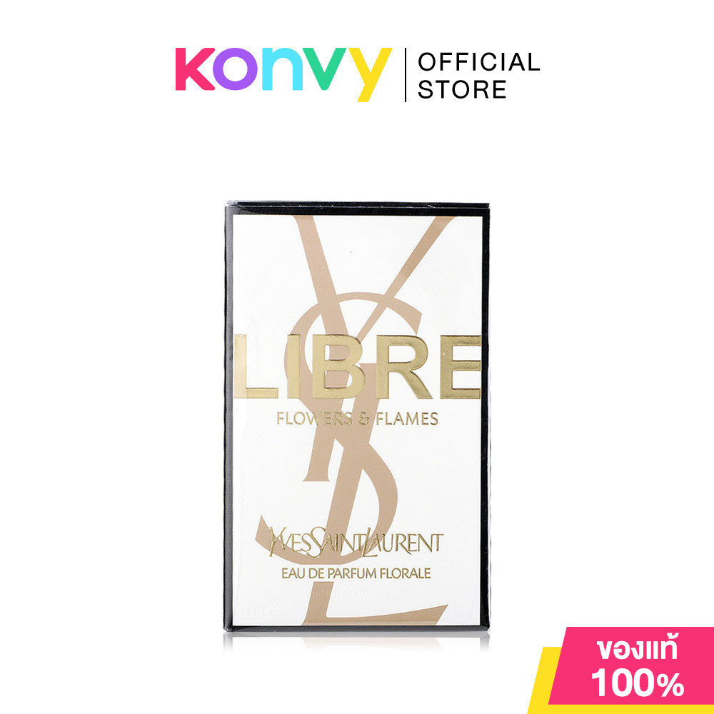 YSL Libre Flowers & Flames EDP Florale 30ml น้ำหอมสำหรับผู้หญิง กลิ่นฟลอรัล (ของแท้ 100%).