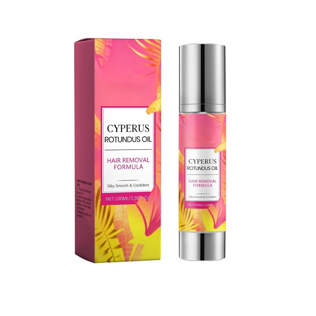Cyprus Rotundus Oil for Hair Removal - 100ml Natural Cypress Rotundus Oil, ลดการเจริญเติบโตของเส้นผม