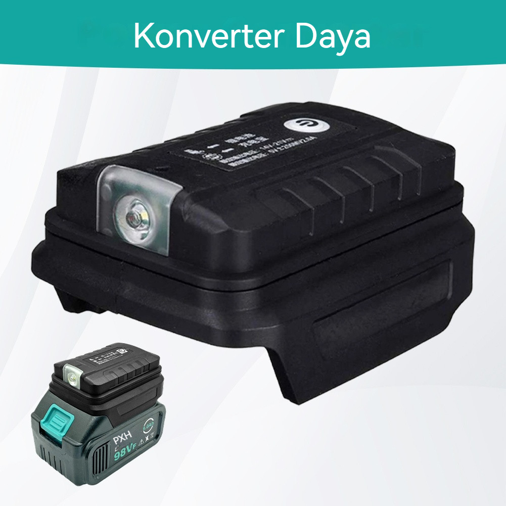 ตัวแปลงพาวเวอร์แบงค์แบบ Dual USB สำหรับแบตเตอรี่ลิเธียม พร้อมไฟ LED และการออกแบบปลอดภัย