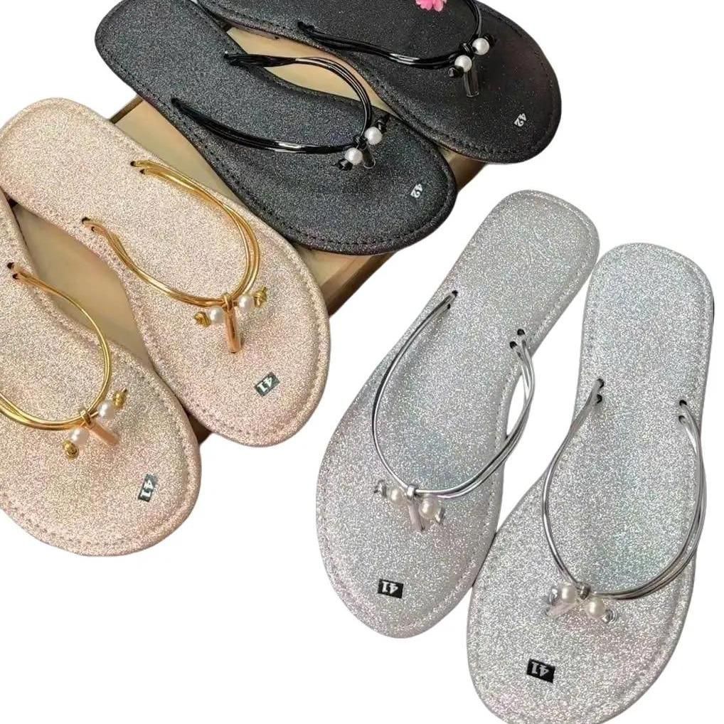 SA (Bigsize 36-42) รองเท้าแตะปักเลื่อมพร้อม BEADS