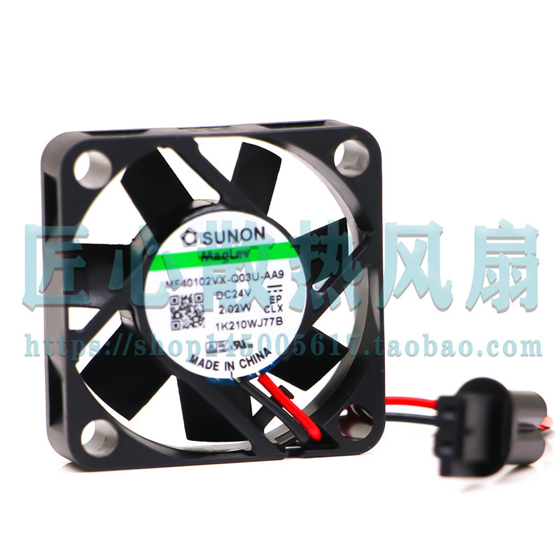 SUNON MF40102VX-Q03U-AA9 ใหม่ล่าสุด 401024V 2.02 W พัดลมอินเวอร์เตอร์อุตสาหกรรม 4 ซม