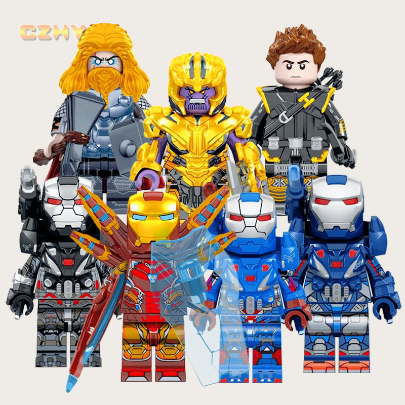 War Machine Super Heroes Hawkeye Figures Building Blocks ของเล่นเด็ก