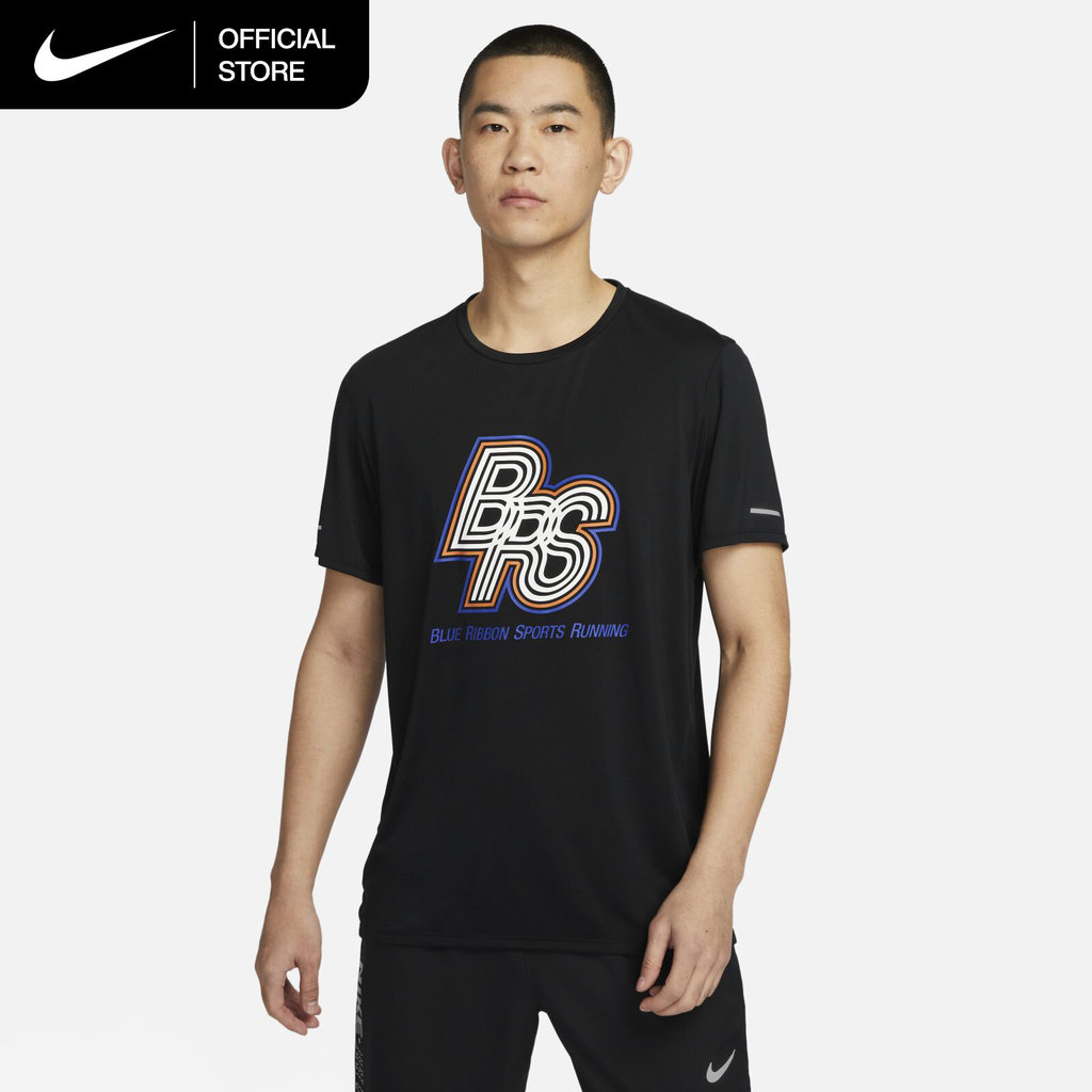 Nike Dri-FIT Men's Running Energy Rise 365 Short-Sleeve Running Top - Black [FN3295-010]