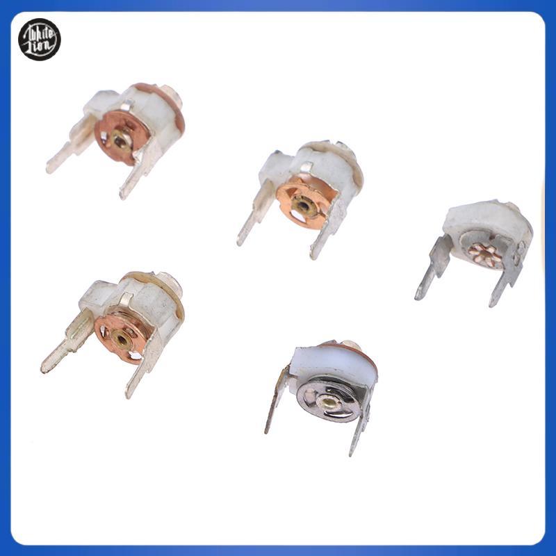 WL| 5PCS 5 มม.เซรามิคTrimmer CapacitปรับCapacitor TrimmerตัวแปรเซรามิคCapacitor 3PF 5PF 10PF 20PF 30