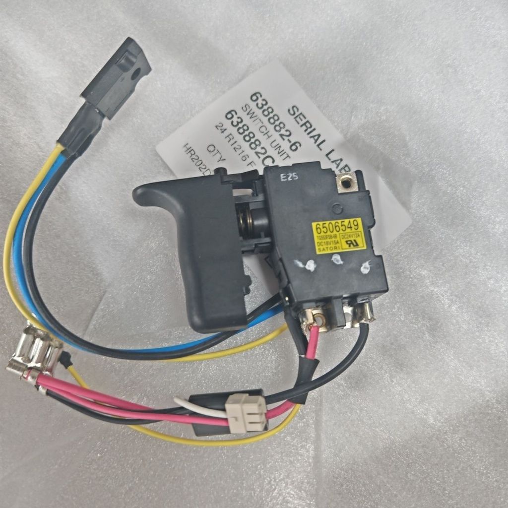 [Makita] ค้อนไฟฟ้าลิเธียม BHR202 สวิตช์ DHR202 Universal Switch Unit สวิตช์ของแท้จากโรงงานดั้งเดิม 6