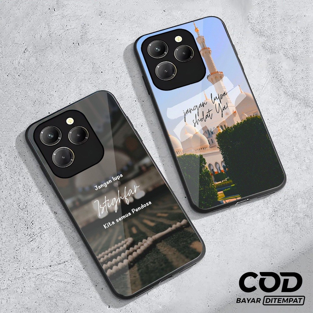 Softcase Glass Infinix Hot 40 Infinix Hot 40i Infinix Hot 40 Pro ล่าสุด 2024 [Quotes M53] เคสเคลือบเ