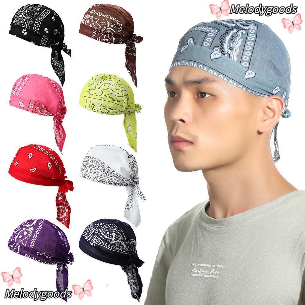MELODG Pirate Hat Outdoor Sport Cotton Quick Dry Elastic Headscarf Bandana