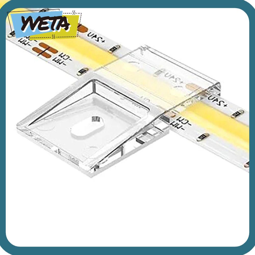 YVETA 10 มม.PCB LED Light Strip คลิป, Light Strip Clamp สายไฟหัวเข็มขัดคลิปพร้อมสกรู, WS2812B WS2811