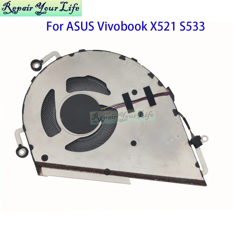 โน้ตบุ๊ค Cooler พัดลม CPU สําหรับ ASUS Vivobook X521 S533 M533 X521FL X521IA X521EQ S533FA M533UA BA