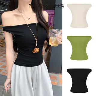 MOSESQUEEN เสื้อผ้าสกรีนแบบไม่มีแขน สำหรับผู้หญิง ใส่สบาย ดูดซับเหงื่อได้ดี รูปทรงเรียบและกระชับ ให้ความรู้สึกที่ดูดี #63633