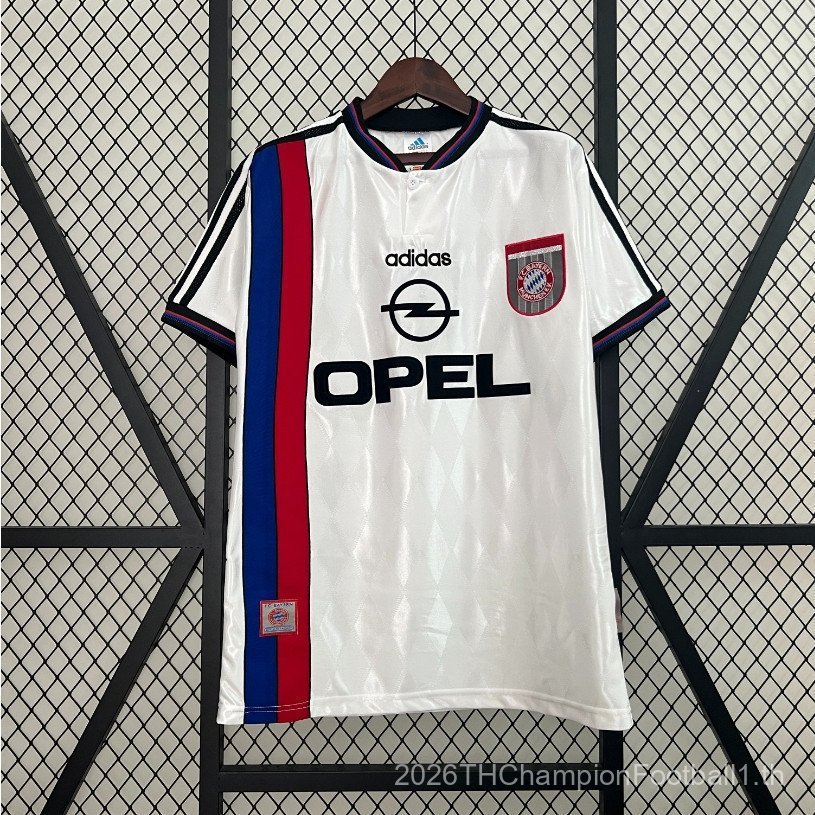 Retro SSS+ Thumbsports  Retro 96-98 Bayern Munich Beer Red Version Thai Football High Quality T-Shir
