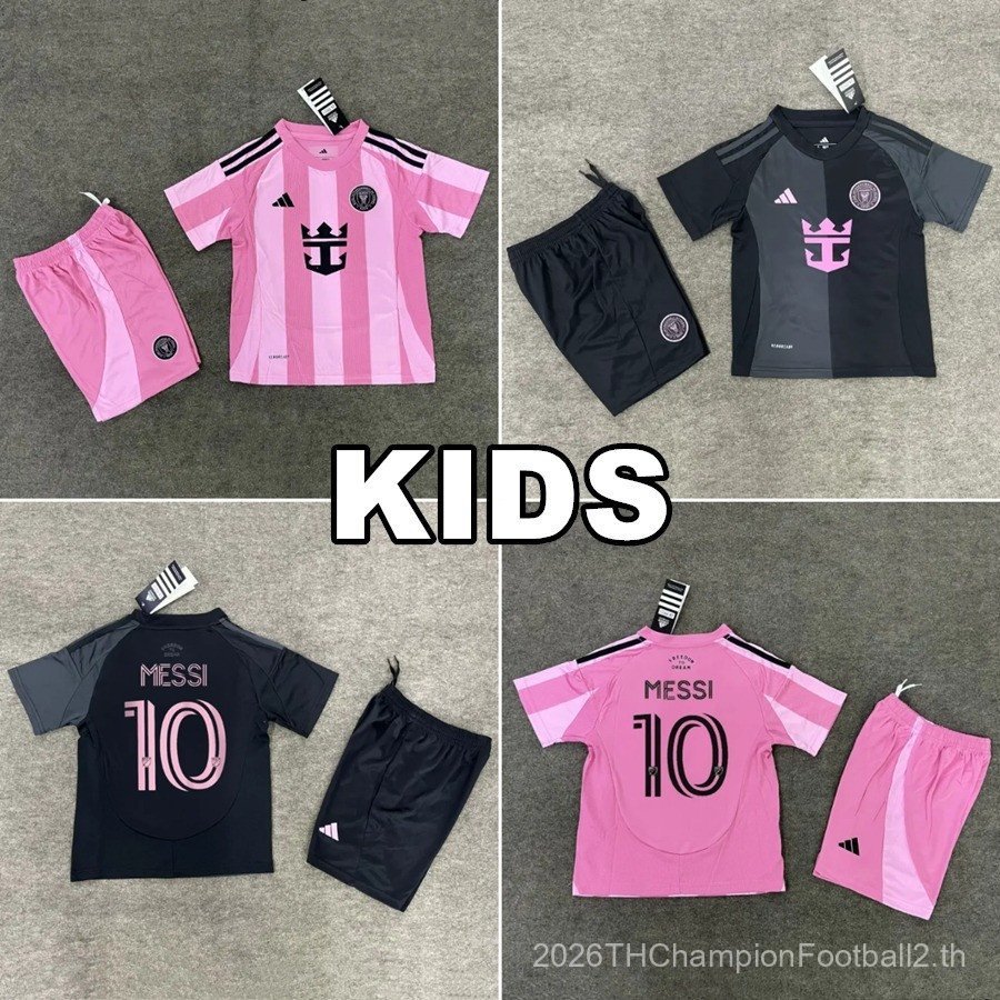 WFGK 2025-2026 Inter Miami Jersey เสื้อฟุตบอลเด็ก