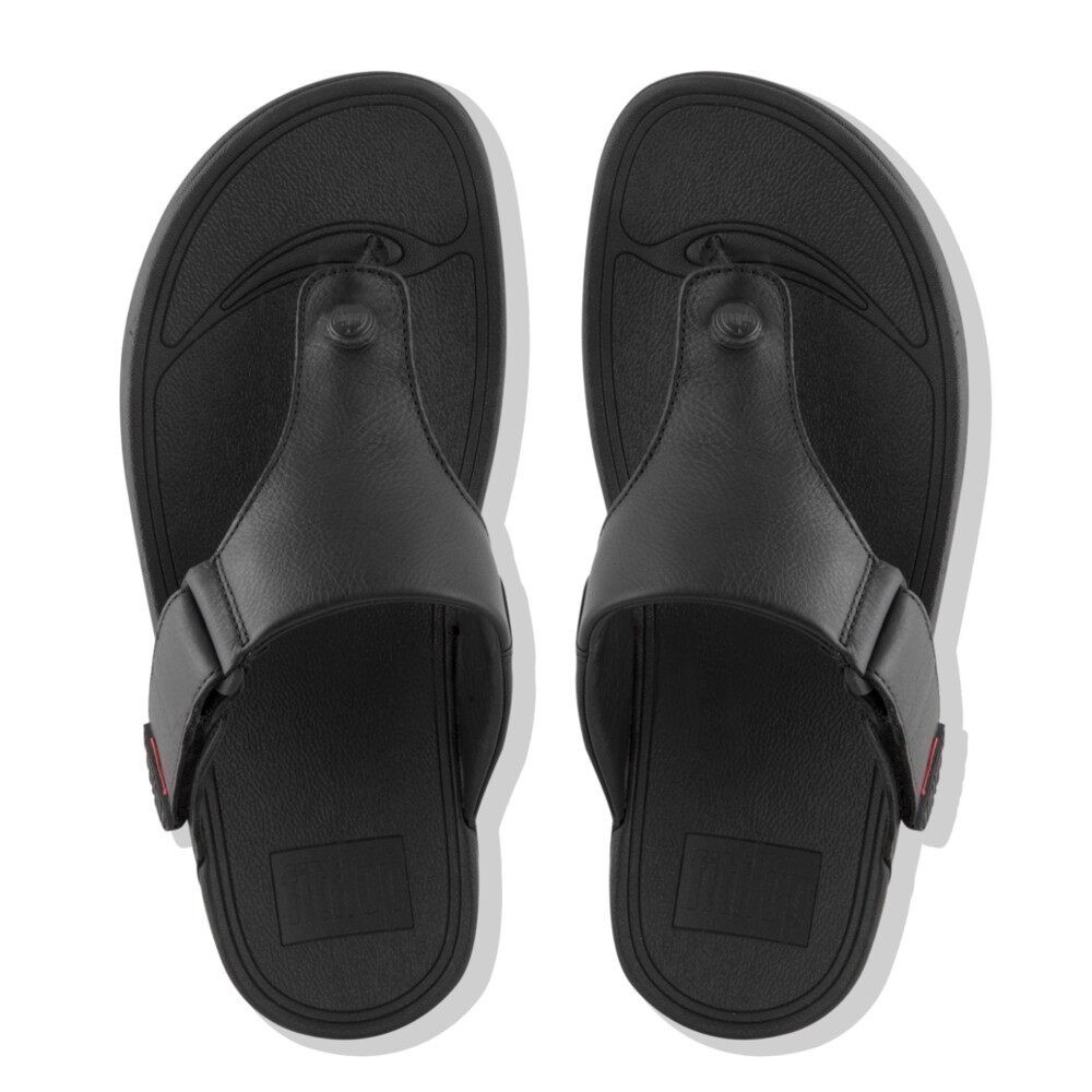 FITFLOP TRAKK II รองเท้าแตะแบบหูหนีบผู้ชาย รุ่น 279-090 สี All Black ราคา ถูกที่สุด ดีลบีเคเค แกลเลอรีภาพที่ 3
