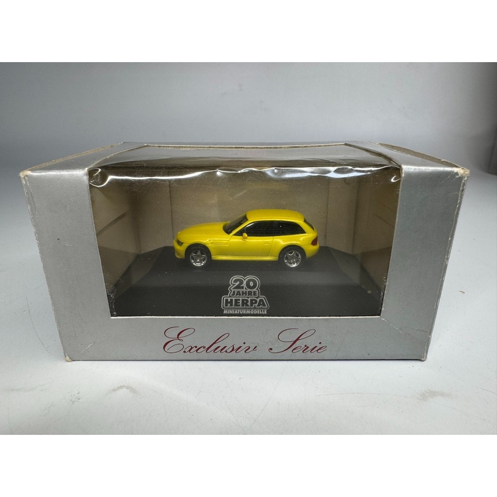 [สต๊อกพร้อม ติดต่อหากคุณมีคําถามใดๆ] Herpa 1: 87 BMW Z3 Coupe สีเหลือง