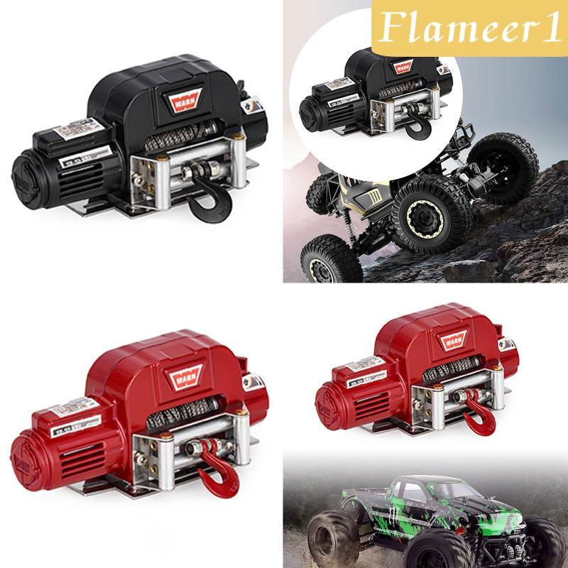 [เปลวไฟ1] รถ RC Winch, ไฟฟ้าโลหะ Winch อัพเกรดสําหรับ 1:10 ยานพาหนะ RC Hobby รถ DIY ชิ้นส่วนดัดแปลง