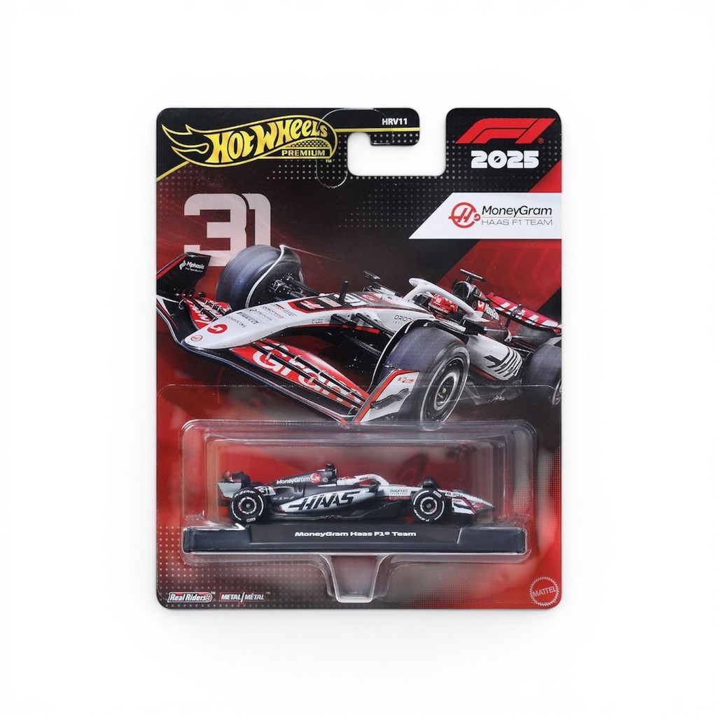 Hot Wheels Premium Formula 1 No.31 MoneyGram Haas F1 Team JKD78
