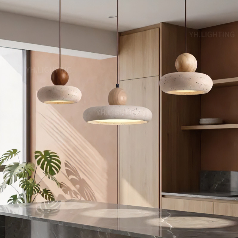 โคมระย้า Wabi-sabi style LED สมัยใหม่ เรียบง่าย สไตล์ นอร์ดิก สำหรับ ร้านอาหาร ห้องนั่งเล่น ครัว หัวเตียงสำหรับห้องนอน ตกแต่ง