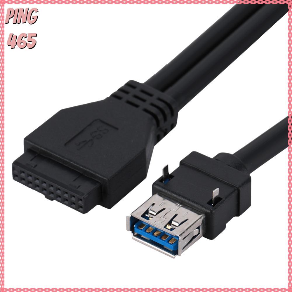 สายแผงหน้า PINGD USB 3.0 2 พอร์ต 0. ตัวแยกหัว USB 3.0 ทนทาน 19/20PIN USB 3.0 19/20Pin การจัดการสายเค