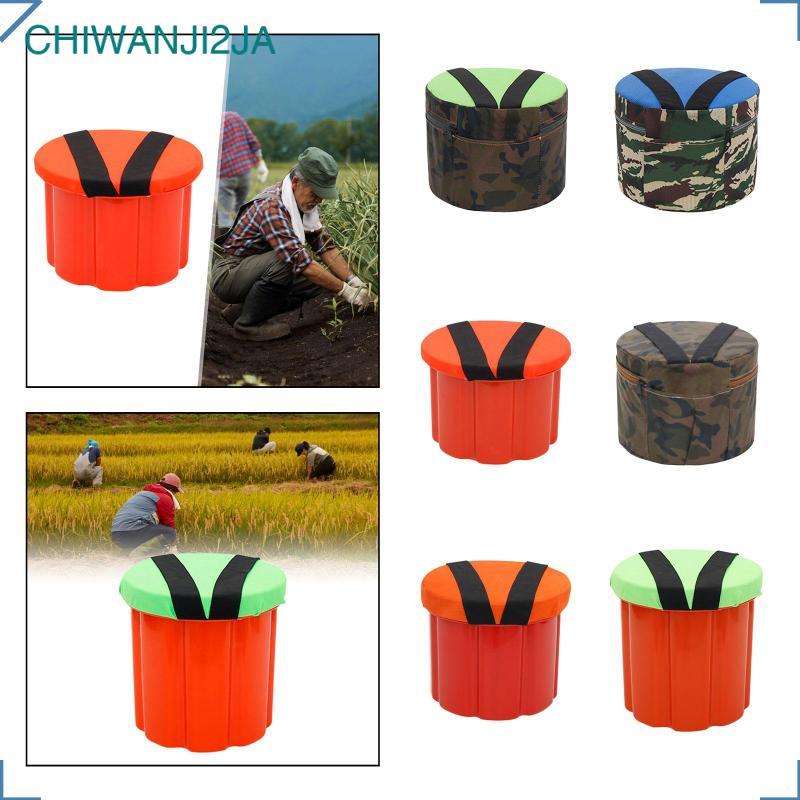 [chiwanji2ja] สตูลทําสวนเบาะรองนั่งเก้าอี้สวมใส่กลางแจ้งสําหรับงานฟาร์มชาวนาตกปลาตั้งแคมป์แอพพลิเคชั