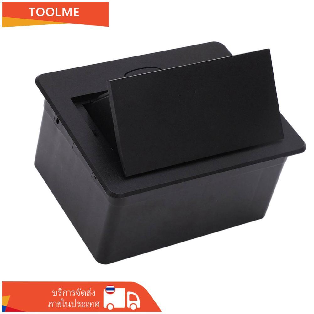 toolme-TH เต้ารับแบบฝัง 3 ช่อง Type C และพอร์ต USB Desktop Pop Up Power Receptacle Box