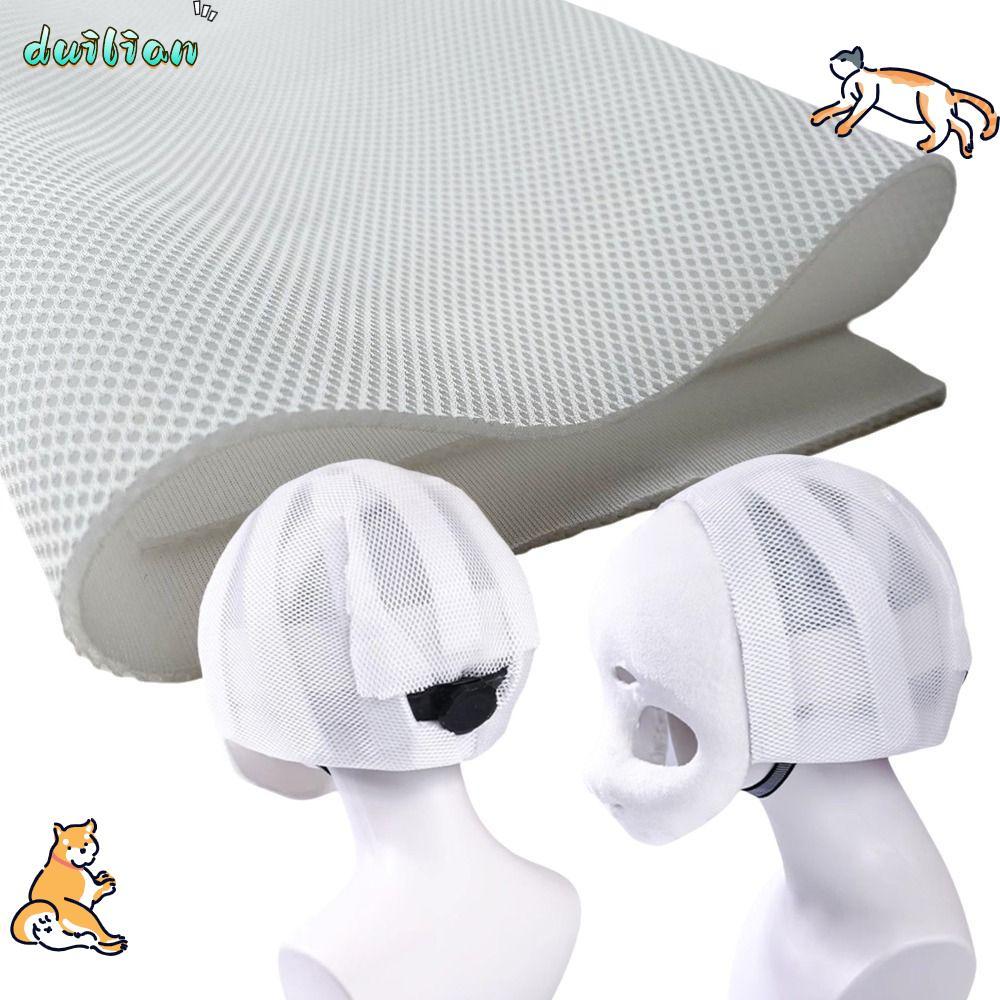 DUILIAN Kigurumi ผ้าตาข่าย, Anti-collision Hollow Breathable Air ตาข่าย,แฟชั่นสีขาว DIY สีทึบ Kig Fu