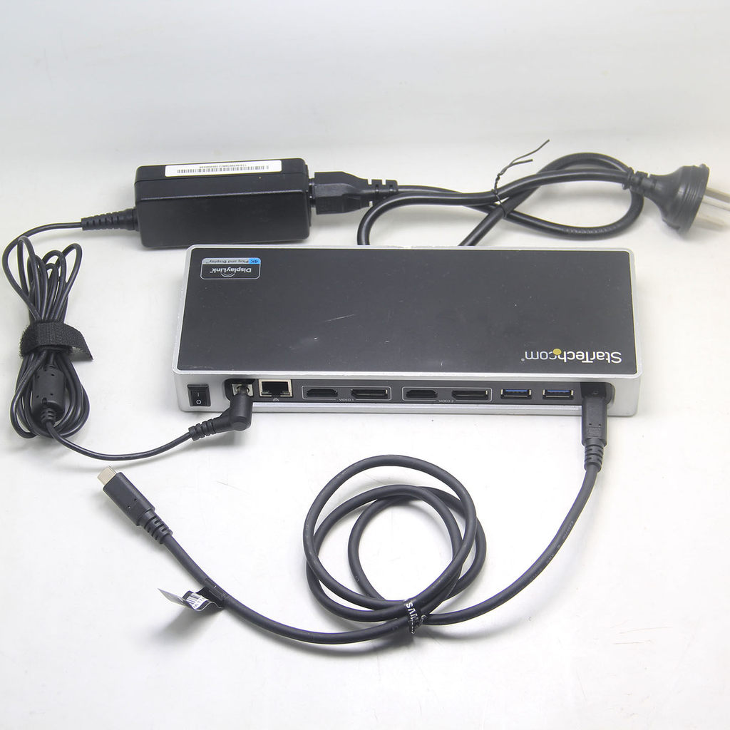 คอมพิวเตอร์ Universal Displaylink Docking Station Dual 4k60hz M1/2/3/4Mac/win6 USB3.0