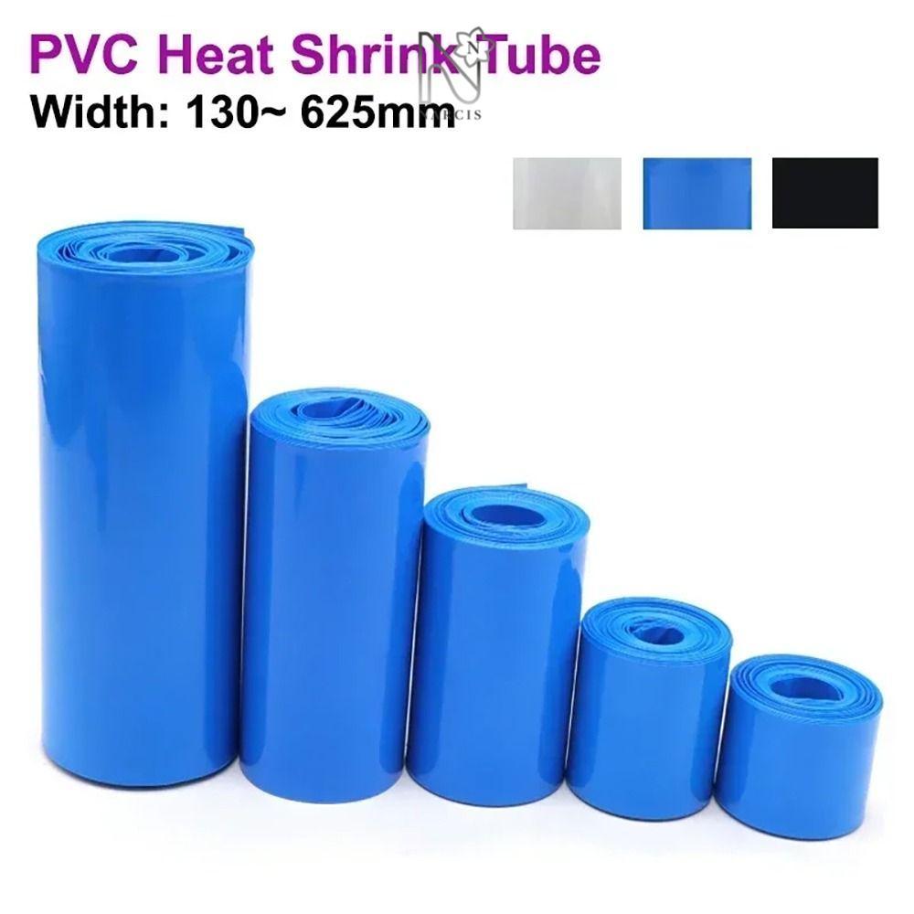 NARCIS 1 เมตร/แพ็คท่อหดความร้อน,Multi ขนาด PVC Shrinkable Film, Li-ion Wrap 18650 แบตเตอรี่ Pack 70-200 มม.ปลอกเทปกว้าง