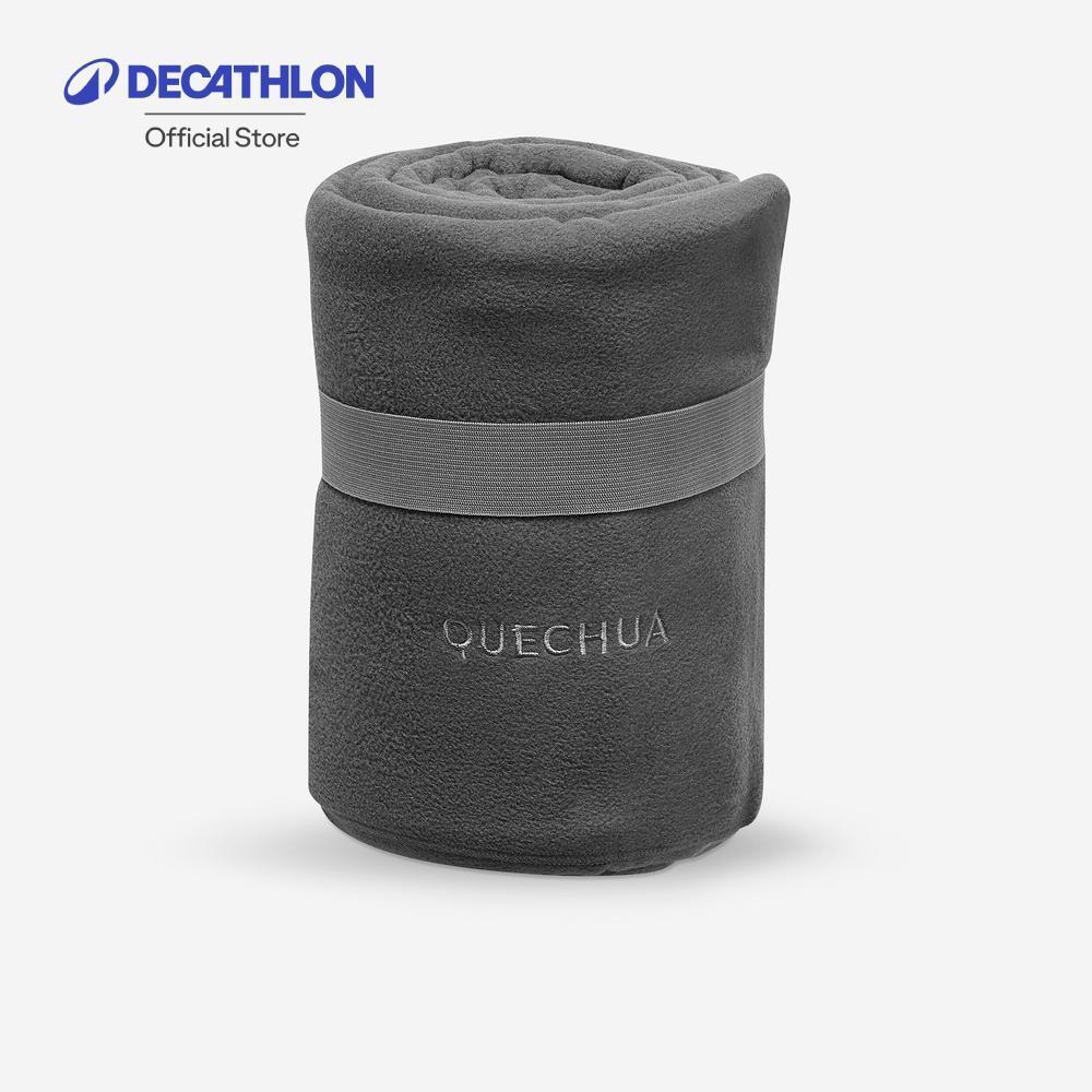 Decathlon Fleece Blanket - 150 X 130 Cm ผ้าห่มผ้าฟลีซขนาด 155X130 ซม. - Black