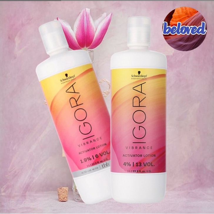 Schwarzkopf Igora Vibrance Activator Lotion 1.9% 6 Vol / 4% 13 Vol 1000 ml ผลิตภัณฑ์ที่จำเป็นสำหรับก