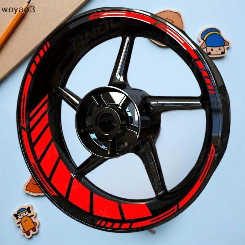 [WY3] 21/18 นิ้วสําหรับ Triumphสะท้อนแสงรถจักรยานยนต์ล้อStiers Hub Decal Rim Stripe (PVCรถจักรยานยนต