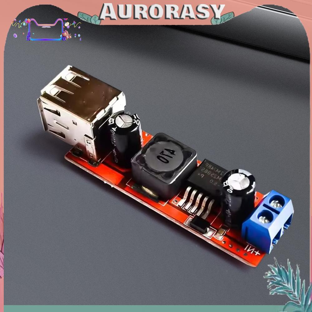 [AS] Double USB Power Buck Converter DC 9V-36V เป็น 5V 3A Buck Converter โมดูลสําหรับรถยนต์เรือ RVs 