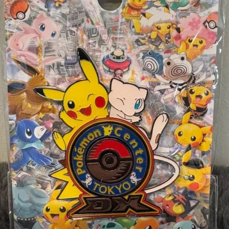 Pokémon Center Limited Badge ป้ายสะพานญี่ปุ่น Pikachu Fantasy Cartoon