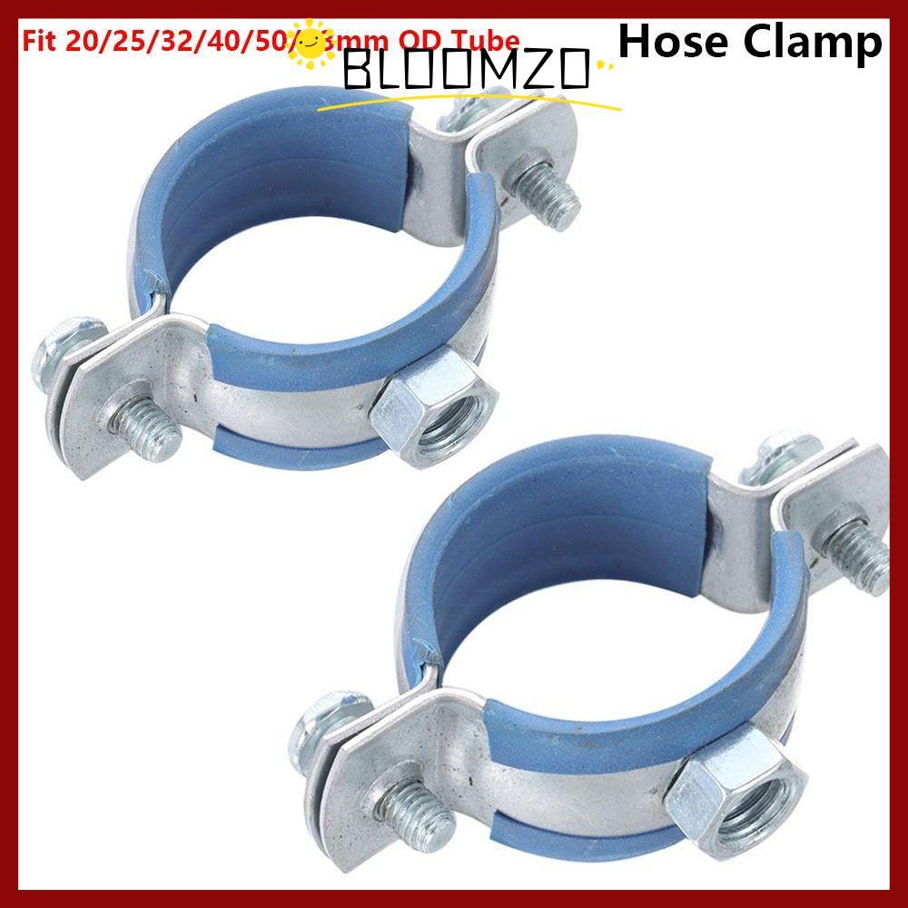 BLOOMZO 1 ชิ้นรอบท่อ Clamp, Fastener ฮาร์ดแวร์ท่อ Fitting ผู้ถือท่อ, 20/25/32/40/50/63 มิลลิเมตร Nut Hoop PPR/PVC หลอดคลิปวงเล็บ