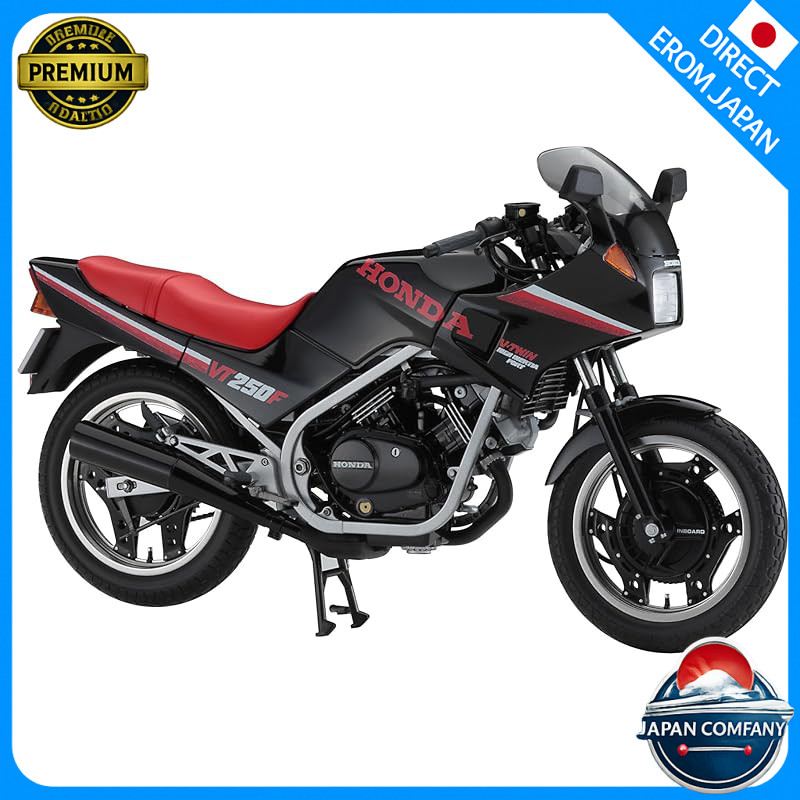 Hasegawa 1/12 Honda VT250F (MC08) 1984 Black Color Plastic Model 21755