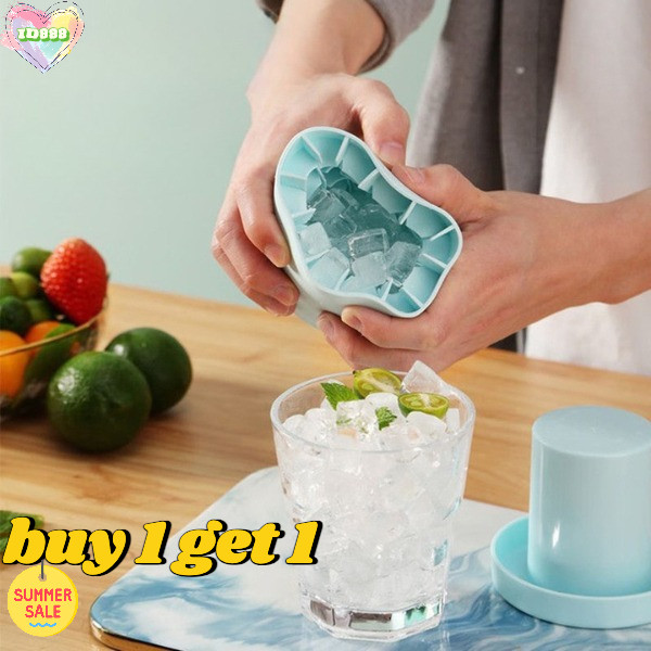 🆔888【ซื้อ 1แถม1】แม่พิมพ์น้ำแข็งโฮมเมดDIYแม่พิมพ์น้ำแข็ง คละสี 🍸🧊🍺พร้อมส่ง
