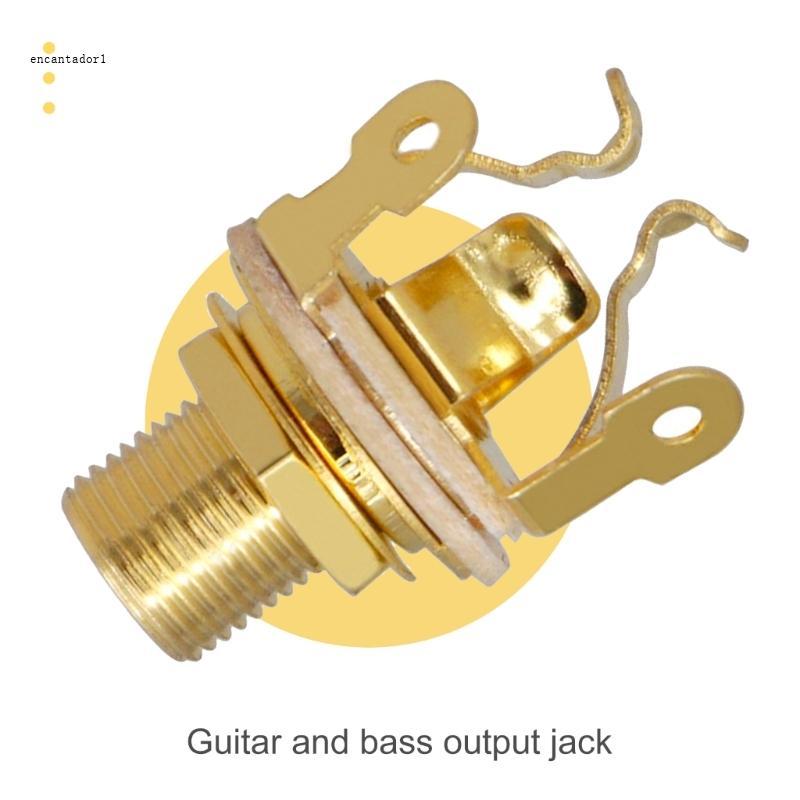 EC Mono Input Jacks กีตาร์ไฟฟ้าทดแทน Mono Input Output Jacks Socket
