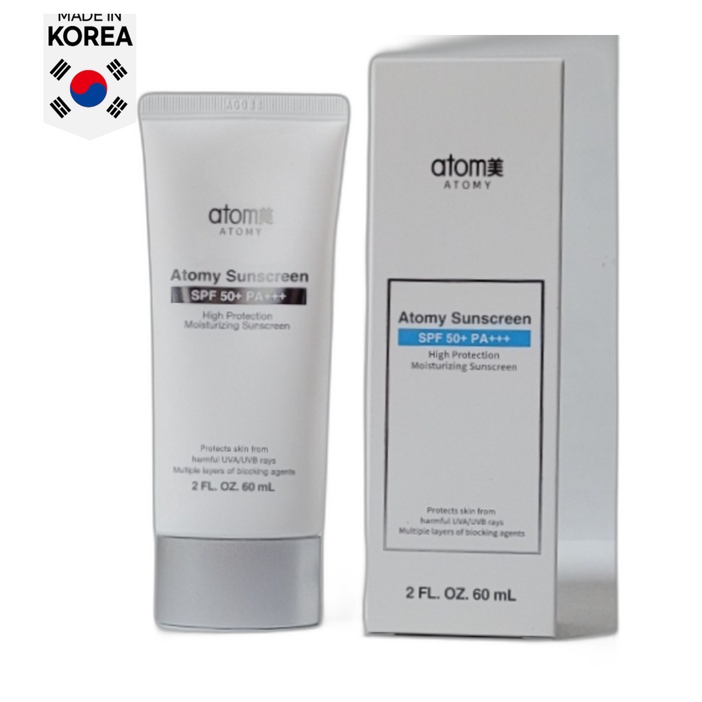 [atomy] ครีมกันแดด SPF50+ PA+++, 60ml, 1pc / ครีมกันแดดเกาหลี SPF50 / ไม่เหนียวเหนอะหนะ / ของแท้ 100% โดย Seoul Beauty