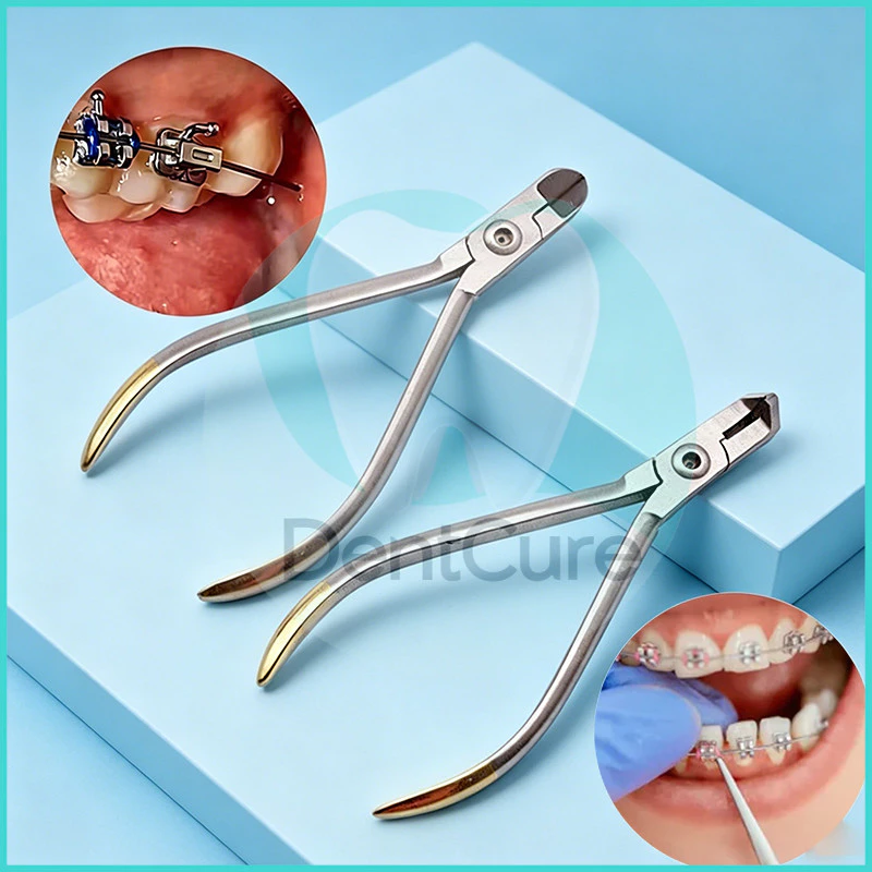 1 ชิ้น คีมทันตกรรมตัดปลายด้านไกล (Distal End Cutter )ตัดฟิลาเมนต์โครงสร้างฟัน (Arch Cutting) เครื่องมือสแตนเลสคุณภาพ