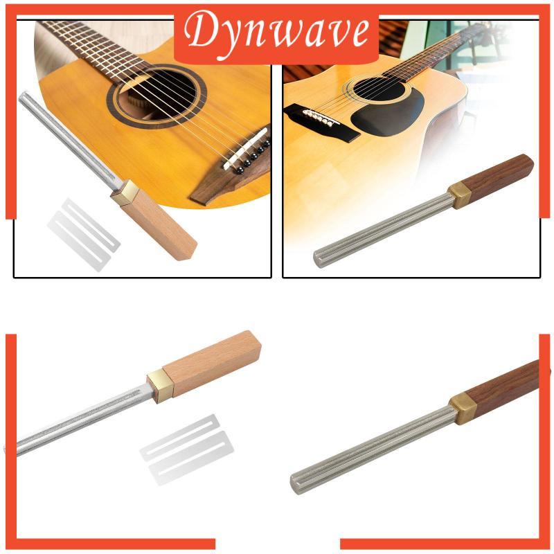 [Dynwave] Guitar Fret Crowning Dressing File สี่ขนาด Groove Luthier Fret File อุปกรณ์เสริมสําหรับอะค