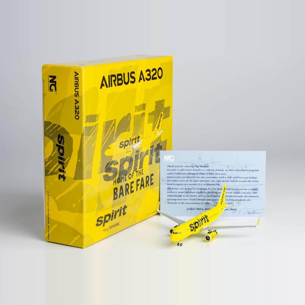 [] NG1/400 American Spirit Airlines A320-200/A321-200 โลหะผสม รุ่น N648NK/N660NK