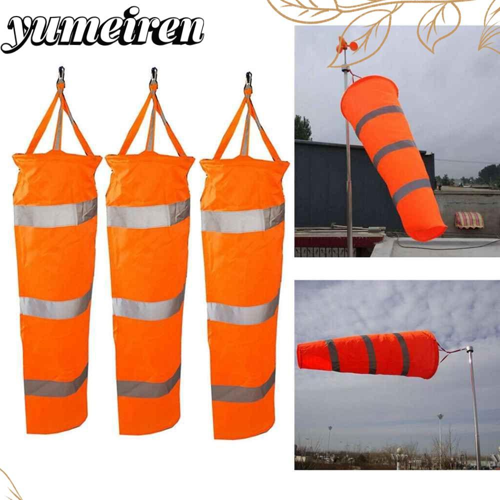YUMEIREN สะท้อนแสง Windsock แขวนตกแต่งทิศทางลมธง Creative กลางแจ้งเรืองแสง Wind Vane