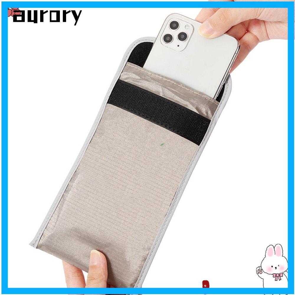 AURORY Shield Bag Pouch, Anti-tracking Anti-รังสี Faraday Bag, Signal Blocking IC Magnetic Card Mobi