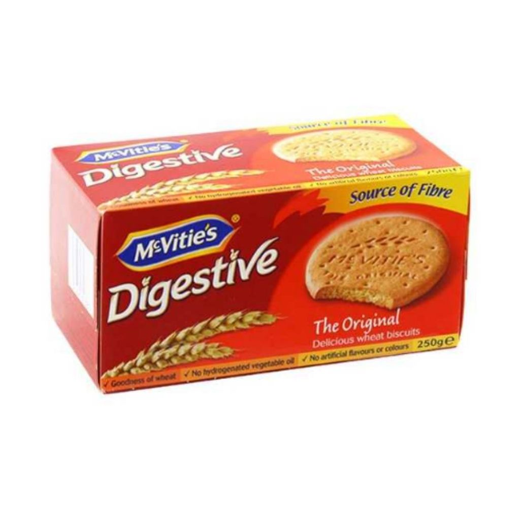 แมคไวตี้ส์ ไดเจสทีฟบิสกิตออริจินัล (Mcvities Digestive Original Biscuit 250g.)