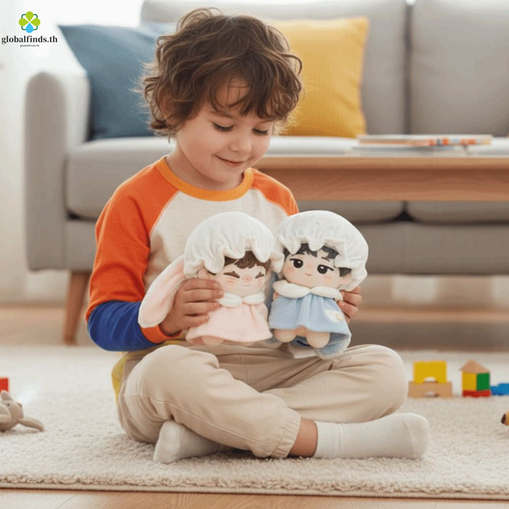 LFIDS Cotton Dolls Clothes Set, Animal Onesie Cartoon 10cm Cotton Doll Clothes, Doll Cross-Dressing 