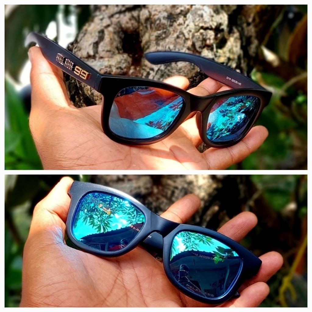 Newww skull rider eyewear แว่นกันแดดเลนส์โพลาไรซ์ kalcer