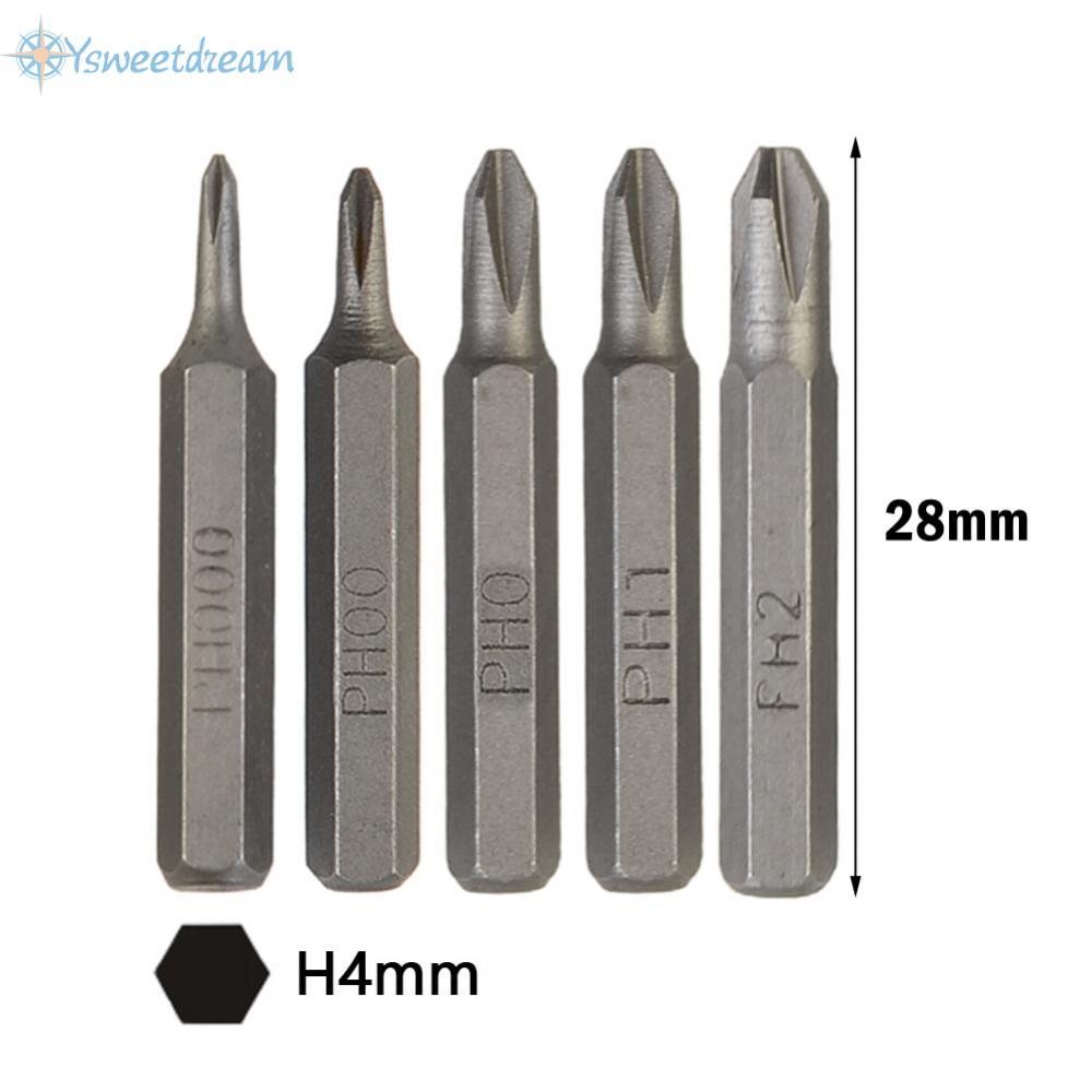 【SWTDRM】Precision 28mm Magnetic Screwdriver Bits PH0000 PH000 PH00 PH0 PH1 PH2