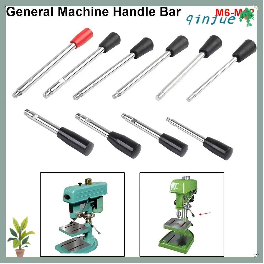 QINJUE 1 ชิ้น Handle Bar, ด้ามจับยาวแบบตายตัว|ก้านทํางาน ทนทาน ม6-ม12 ทั่วไป เบกาไลท์ ลูกบิด บาร์ อุปกรณ์สว่านแบบตั้งโต๊ะ