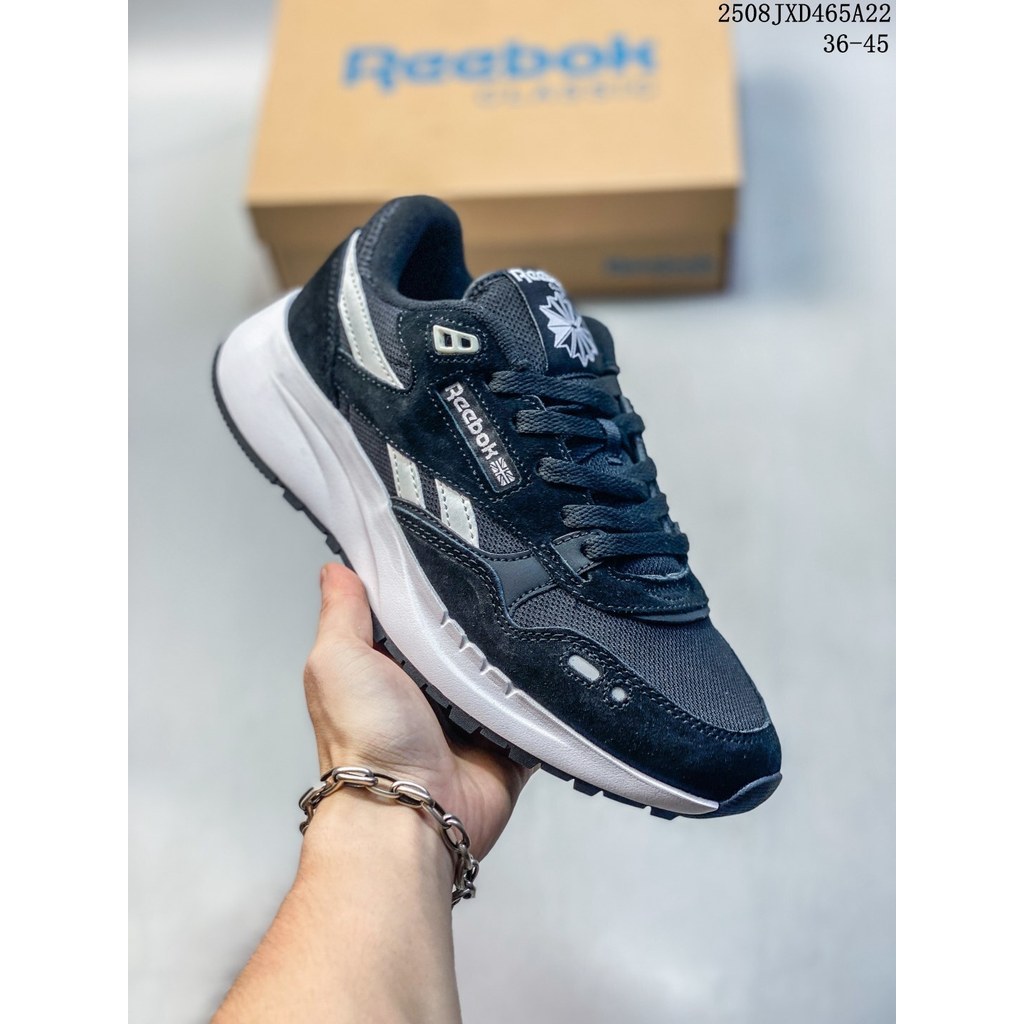 Reebok LX2200 รองเท้าวิ่งย้อนยุครองเท้าผ้าใบกันกระแทกน้ําหนักเบาระบายอากาศรองเท้าลําลองกันลื่นผู้ชาย